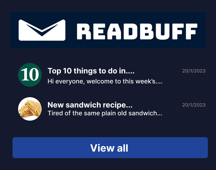 Weekly Recap